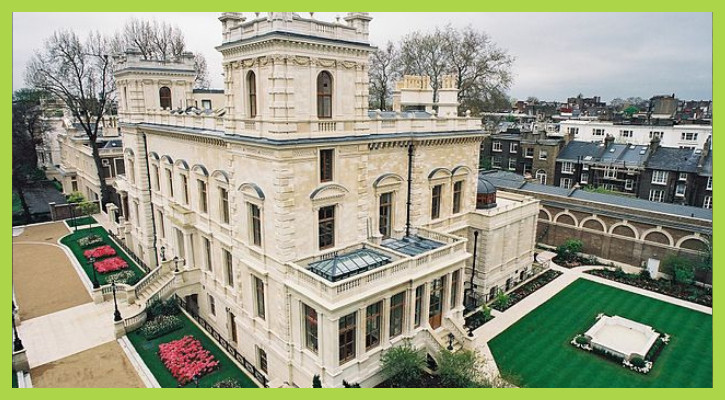 18-19 kensington palace gardens-- top 10 most expensive houses in the world in 2022