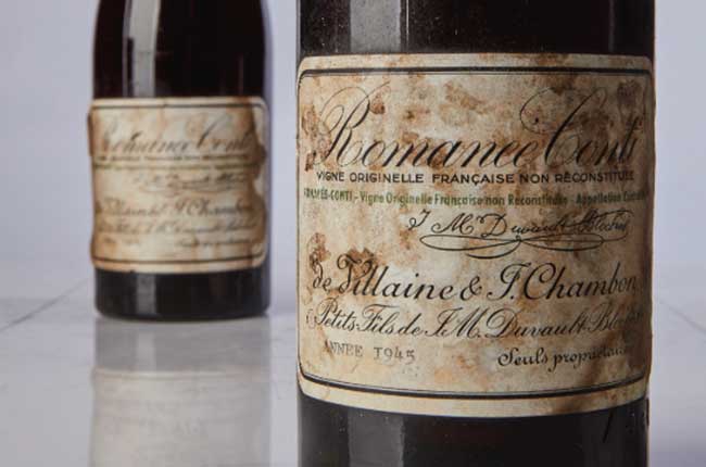 1945 Romanee- Conti Wine most expensive alcohol world